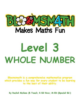 Preview of Bloomsmath Differentiated Whole Number Maths Activities for Year 2