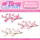 Blossom Branches Flower Clip Art (Digital Use Ok!)