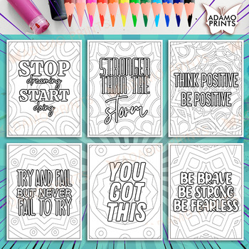 Blossom Dream Coloring Pages Inspiration Affirmations Growth Mindset ...