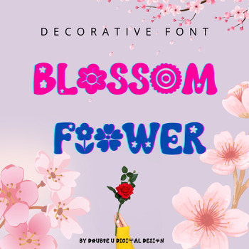 Preview of Blossom Flower Font