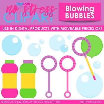 bubble wand with bubbles clip art