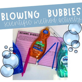 Preview of Blowing Bubbles Scientific Method Lab Activity