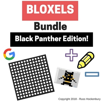 Preview of Bloxels Bundle Black Panther Edition! (Writing, Math, and More!)