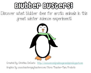 Preview of Blubber Science Experiment and Activity