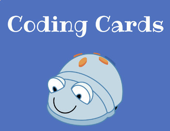 Preview of Blue-Bot & Bee-Bot Coding Cards (Can also be used for other robots or coding)