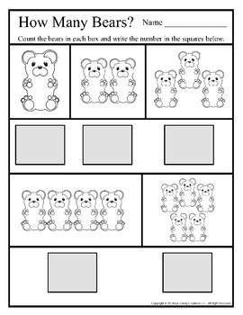 8.5x11 How Many Bears by Candis Raechelle Designs | TPT