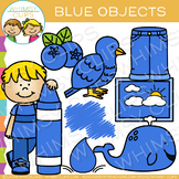 Blue Color Objects Clip Art