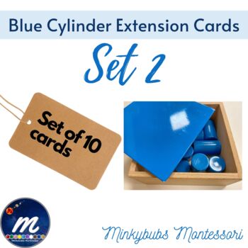 Preview of Blue Cylinder Extension Control Cards Set 2 - Print & Go!