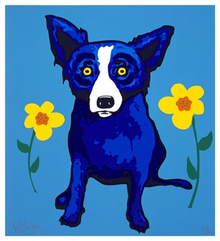Preview of Blue Dog Art Lesson  George Rodrigue