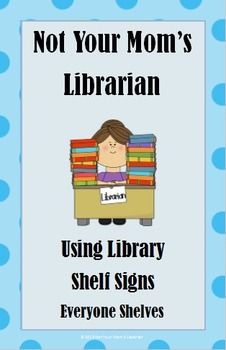 Preview of Blue Dot Library Shelf Sign Collection