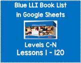 Blue LLI Book List (Google Sheet)