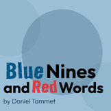 Blue Nines and Red Words Google Slides Package