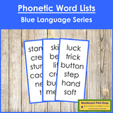 Blue: Phonetic Word Lists - Montessori Phonics