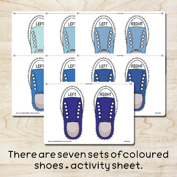Blue Set of Shoe Lace Activity Cards | Digital Download | Montessori