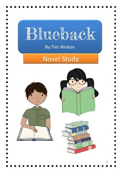 Preview of Blueback by Tim Winton HIGHER ORDER THINKING NOVEL STUDY