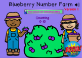 Blueberry Number Farm (Version 1) Boom Cards