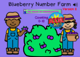 Blueberry Number Farm (Version 2) ~Boom Cards