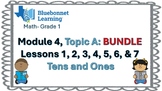 Bluebonnet Learning Math First Grade : Module 4, Topic A: BUNDLE Lessons 1 - 7