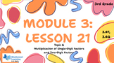 Bluebonnet Math 3rd Grade Module 3: Lesson 21 Slides