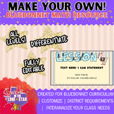 Bluebonnet Math Lesson Slides | Elementary Math | Daily Math Instruction