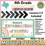 Bluebonnet Math Lesson Slides Grade 4 Module 6 Topic A Lessons 1-3