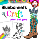 Bluebonnets in Boots Craft | Spring Craft | Mother's Day C