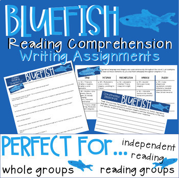 Preview of Bluefish {Pat Schmatz}| Realistic Fiction | Guided/Close Reading