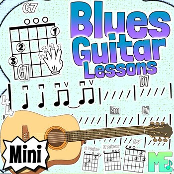Preview of Blues Guitar Curriculum | MINI | Blues Guitar Lessons For All Levels