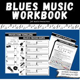 Blues Music Unit Workbook | Noprep, printable worksheet ha