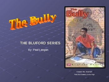 Bluford series- The Bully by Brandi Helleur | Teachers Pay ...