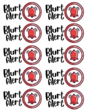 Blurt Alert Cards - Classroom Management Strategy