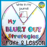 Blurting Out Strategies Spinner Craft | SEL Activity