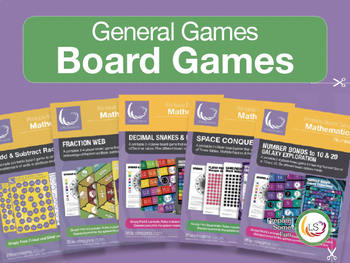 Preview of Fractions, Add & Subtract, Decimals and Fractions - Board Game Bundle