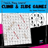 Board Game - Climb & Slide (Like Chutes & Ladders) EDITABLE