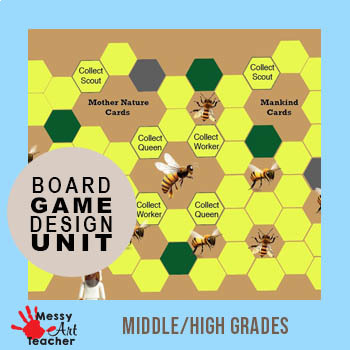 Preview of Board Game Design UNIT Lessons for Graphic Design