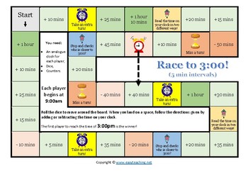 Preview of Board Game: Elapsed Time Race