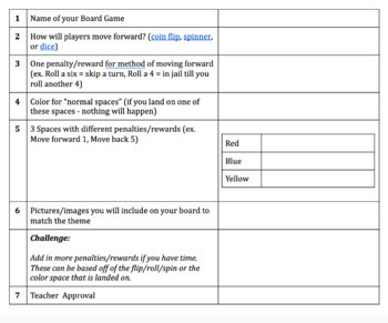 Preview of Board Game Probability Project