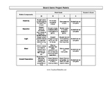 Board Game Project Rubric