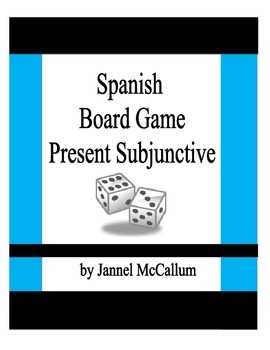 Preview of Board Game - Spanish Present Subjunctive