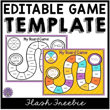 blank game board template teaching resources teachers pay teachers