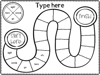 Board Game Template | Editable by Coreas Creations | TPT