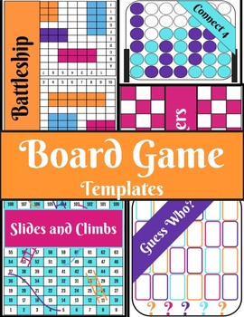 Board Game Templates by Katelynn Pugmire | TPT