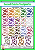 Board Game Templates - Squiggly Set 4