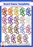 Board Game Templates - Squiggly Set 5