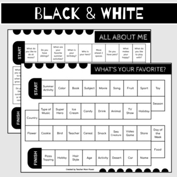 Board Games: Back to School/First Day of School Ice Breakers by Enhance SEL