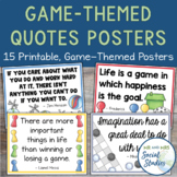 Board Games-Themed Quote Posters