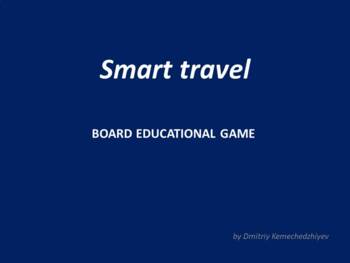 Preview of Board educational game  "SMART TRAVEL"