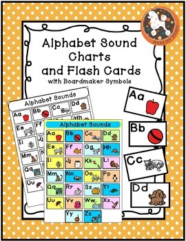Boardmaker: Alphabet Sound Charts and Coordinating Flashcards | TPT