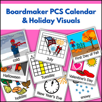 Preview of Boardmaker PCS Calendar and Holiday Visuals