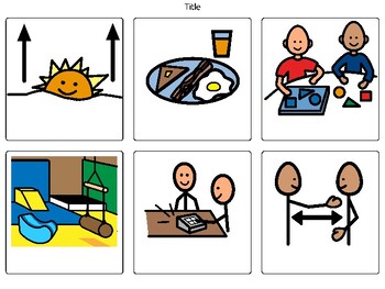 Boardmaker School Schedule Icons Large by Doody Stories | TPT